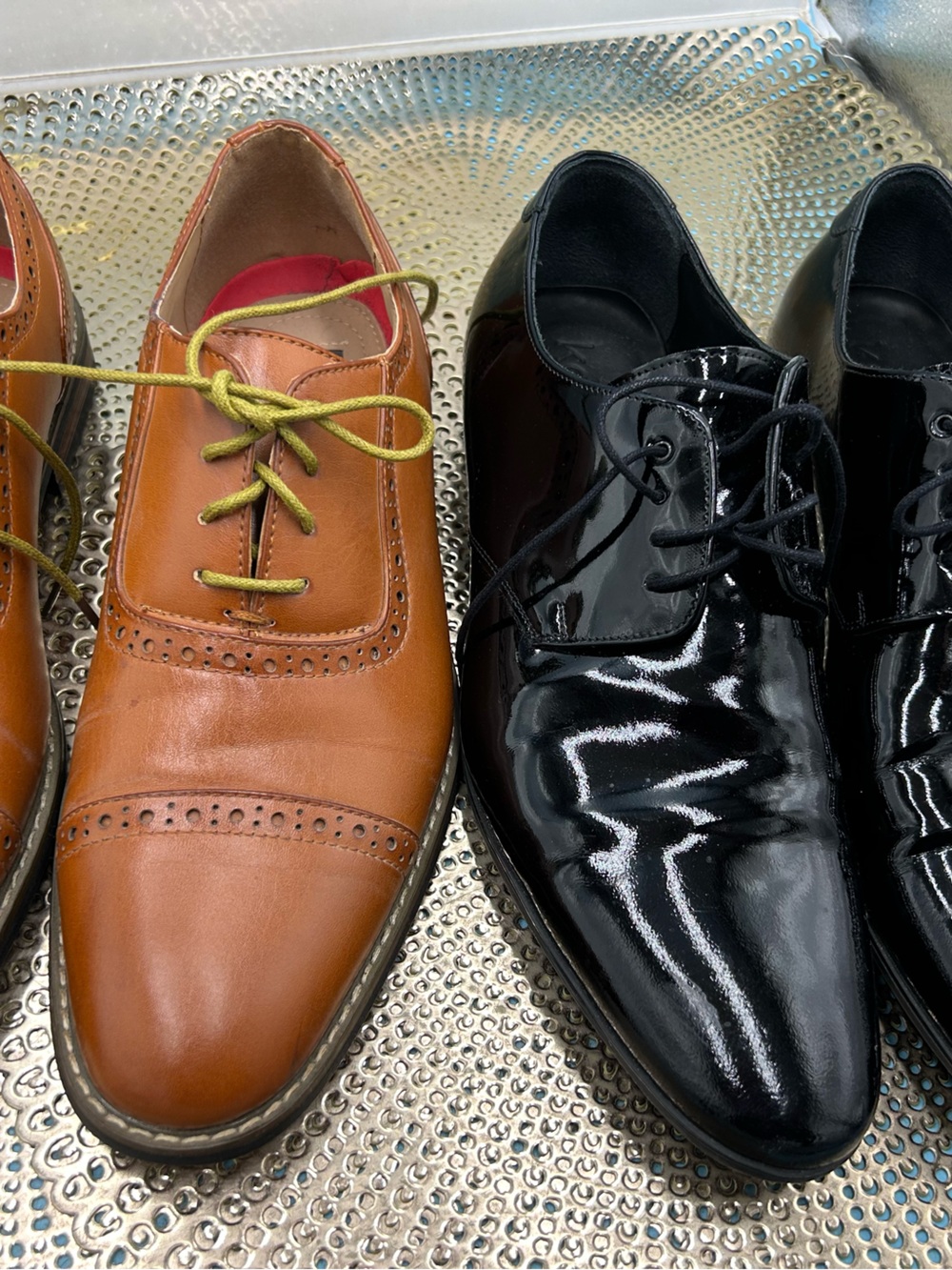 Bundle of 2 Parrazo men 9 dress Oxford shoes